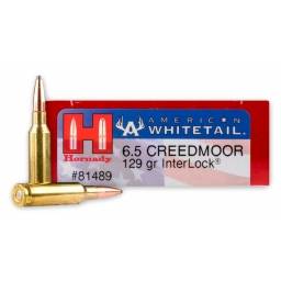 6.5 Creedmoor InterLock American Whitetail 129 gr 