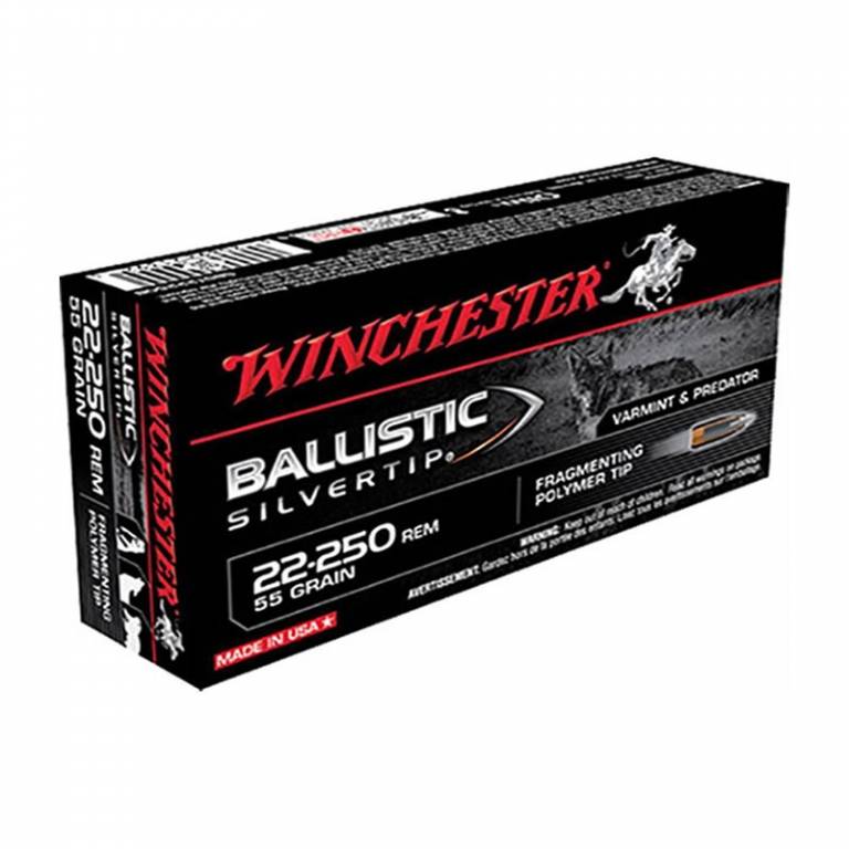 22-250 Rem. Ballistic Silvertip�  55 gr.