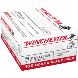 9 mm / 9 x 19 FMJ RN 115gr.