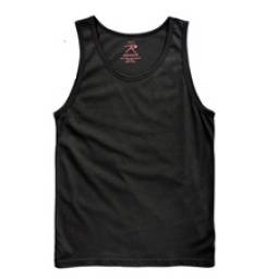 TANK TOP REMERA MUSCULOSA NEGRA LISA