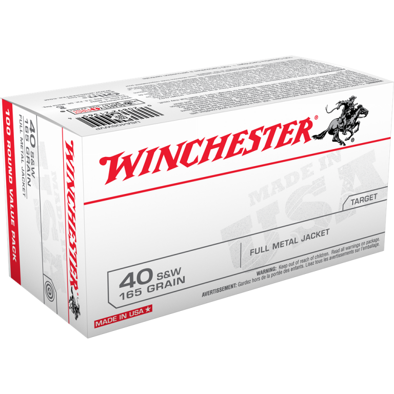 40 S&W FMJ FP 165gr.