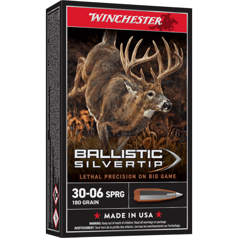 30-06 Spgf. Ballistic Silvertip� 180 grs.